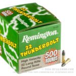 500 Rounds of .22 LR Ammo by Remington Thunderbolt - 40gr LRN
