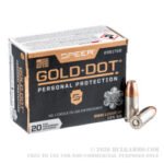 200 Rounds of 9mm +P Ammo by Speer Gold Dot - 124gr JHP - Image 2