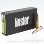 Ammo Overview Quantity - 20 rounds per box Manufacturer - Nosler Bullets - 150 grain Ballistic Tip round nose (BT RN) Casings - Boxer-primed brass - Image 4