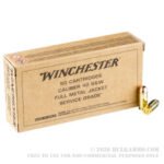 500 Rounds of .40 S&W Ammo by Winchester Service Grade - 165gr FMJ - Image 4