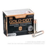 20 Rounds of .357 Mag Ammo by Speer Gold Dot Short Barrel - 135gr JHP - Image 4
