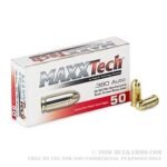500 Rounds of .380 ACP Ammo by MAXXTech - 95gr FMJ - Image 3