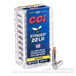 50 Rounds of .22 LR Stinger Ammo by CCI - 32 gr CPHP - Image 3