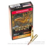 20 Rounds of .243 Win Ammo by Winchester Copper Impact - 85gr Copper Extreme Point - Image 4