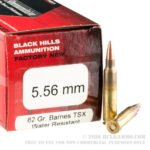 500 Rounds of 5.56x45 Ammo by Black Hills Ammunition - 62gr TSX