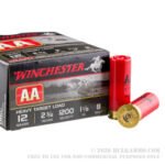 25 Rounds of 12ga 2-3/4" Ammo by Winchester - 1 1/8 ounce #8 shot