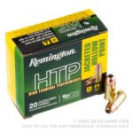 20 Rounds of .380 ACP Ammo by Remington HTP - 88gr JHP - Image 2