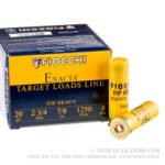 25 Rounds of 20ga Ammo by Fiocchi - 7/8 ounce #8 shot