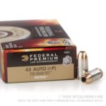 1000 Rounds of .45 ACP +P HST Ammo by Federal LE - 230gr JHP - Image 3