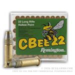 100 Rounds of .22 LR Ammo by Remington CBee - 33gr HP - Image 2