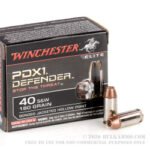 20 Rounds of .40 S&W Ammo by Winchester PDX1 - 180gr JHP - Image 3