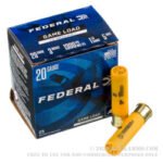 250 Rounds of 20ga Ammo by Federal Game Load Hi-Brass - 1 1/4 ounce #5 shot - Image 3