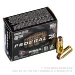20 Rounds of .40 S&W Ammo by Federal Punch - 165gr JHP - Image 2