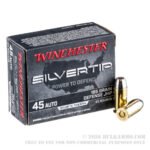 20 Rounds of .45 ACP Ammo by Winchester Silvertip - 185gr JHP - Image 4