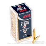 50 Rounds of .17HMR Ammo by CCI - 16gr Lead Free HP - Image 4