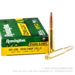 20 Rounds of 30-06 Springfield Ammo by Remington - 220gr SP