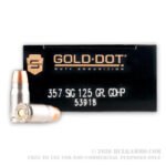 1000 Rounds of .357 SIG Ammo by Speer Gold Dot - 125gr JHP - Image 3