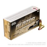 50 Rounds of 9mm Ammo by Blazer Brass - 115gr JHP - Image 4