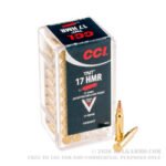 50 Rounds of .17HMR Ammo by CCI - 17gr HP - Image 3