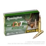 20 Rounds of 30-06 Springfield Ammo by Remington Premier CuT - 150gr Copper Tipped - Image 4