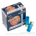 25 Rounds of 12ga Ammo by Fiocchi White Rino Super Lite - 1 1/8 ounce #8 shot - Image 3