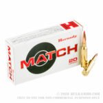 20 Rounds of 6.5mm Creedmoor Ammo by Hornady Match - 140gr ELD - Image 4