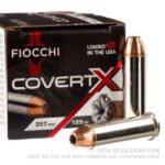 20 Rounds of .357 Mag Ammo by Fiocchi CovertX - 125gr JHP