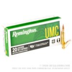 20 Rounds of .223 Ammo by Remington UMC - 55gr FMJ - Image 2