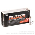 50 Rounds of .44 Mag Ammo by CCI - 240gr JHP - Image 3