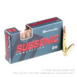 20 Rounds of .300 AAC Blackout Ammo by Hornady Subsonic - 190gr Sub-X Polymer Tipped - Image 4