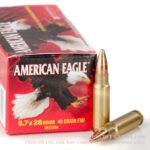 500 Rounds of 5.7x28 mm Ammo by Federal - 40gr FMJ