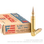 500 Rounds of 5.56x45 Ammo by Hornady Frontier - 55gr FMJ