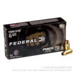 50 Rounds of 45 ACP Ammo by Federal Punch - 230gr JHP - Image 3