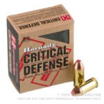 20 Rounds of .45 ACP Ammo by Hornady Critical Defense - 185gr JHP - Image 3