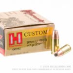 25 Rounds of 9mm Ammo by Hornady - 147gr JHP