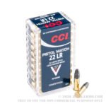 50 Rounds of .22 LR Ammo by CCI - 40gr LRN - Image 2