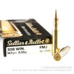 500 Rounds of .308 Win Ammo by Sellier & Bellot - 147gr FMJ