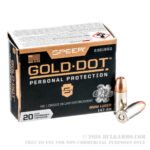 200 Rounds of 9mm Ammo by Speer Gold Dot - 147gr JHP - Image 5