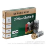 10 Rounds of 12ga Ammo by Sellier & Bellot - 1 1/4 ounce #4 Buck - Image 4