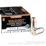 20 Rounds of .45 ACP Ammo by Speer Gold Dot Short Barrel - 230gr JHP - Image 3