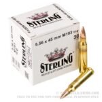 30 Rounds of 5.56x45 Ammo by Sterling - 55gr FMJ - Image 4