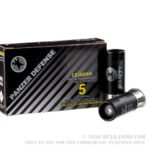 5 Rounds of 12ga Ammo by Panzer Defense Lequian HV - 1 ounce Rifled Slug