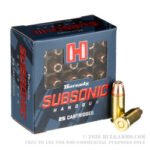 250 Rounds of 9mm Ammo by Hornady Subsonic - 147gr XTP JHP - Image 3