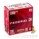 1000 Rounds of 10mm Ammo by Federal Champion - 180gr FMJ - Image 3
