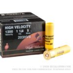 25 Rounds of 20ga 3" Ammo by Fiocchi Optima - High Velocity - 1 1/4 ounce #8 shot