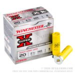 250 Rounds of 20ga Ammo by Winchester Super-X - 1 ounce #8 shot - Image 4
