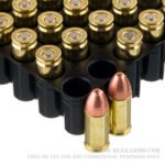 50 Rounds of 9mm Ammo by Blazer Brass Reduced Recoil - 100gr FMJ - Image 2