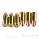50 Rounds of 9mm Ammo by Blazer Brass Reduced Recoil - 100gr FMJ - Image 3