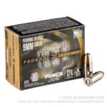 20 Rounds of 9mm Ammo by Federal Punch - 124gr JHP - Image 4