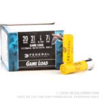 250 Rounds of 20ga Ammo by Federal Game Load Upland - 7/8 ounce #7 1/2 shot - Image 2
